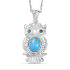 Blaues Türkis, Ozean Blauer Apatit Schmuckset ca. 2.87 ct
