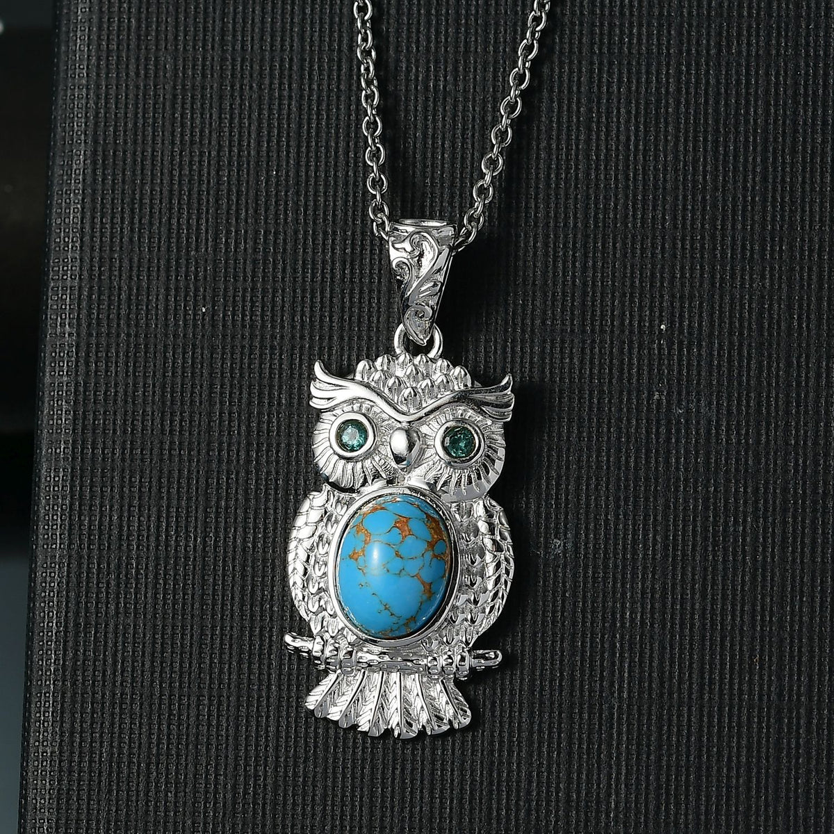 Blaues Türkis, Ozean Blauer Apatit Schmuckset ca. 2.87 ct