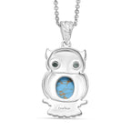 Blaues Türkis, Ozean Blauer Apatit Schmuckset ca. 2.87 ct