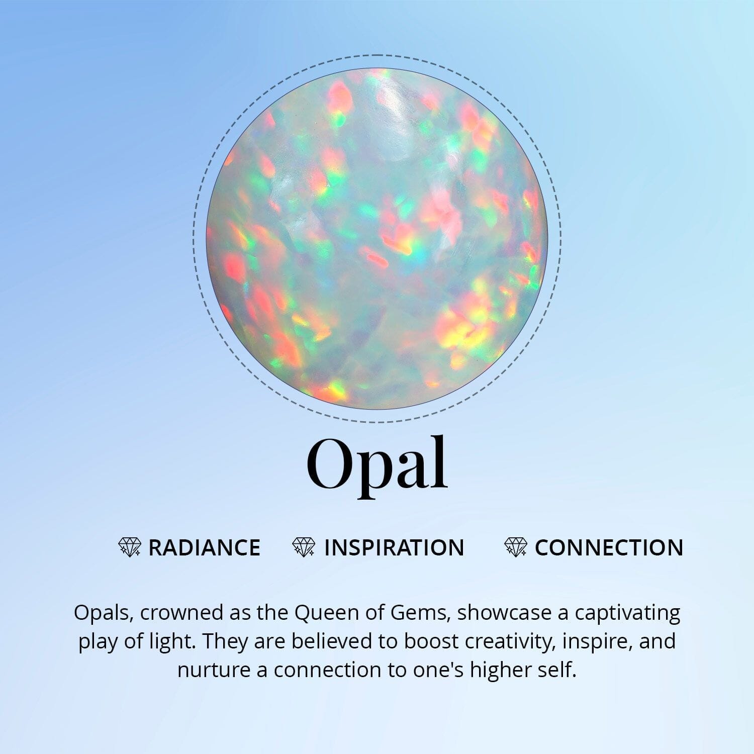 AAA Natürlicher, äthiopischer Welo Opal, Weißer Diamant AGI zertifiziert Anhänger mit Kette, 417 Gold ca. 3.60 ct