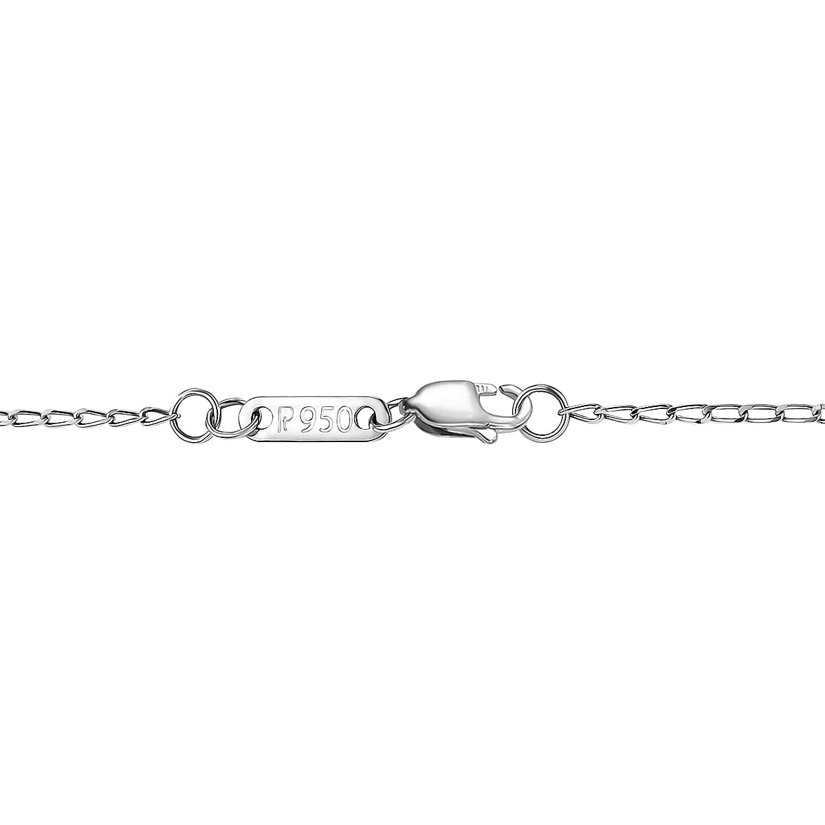 Rhapsody AAAA Tansanit, Weißer Diamant Schmuckset ca. 50 cm 950 Platin ca. 2.94 ct