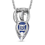 AAAA Tansanit, Weißer Diamant Schmuckset ca. 50 cm 950 Platin ca. 3,71 ct.