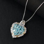 Betroka Blauer Apatit Schmuckset 925 Silber rhodiniert ca. 3.78 ct