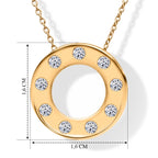 LUXURIANT DIAMOND - Lab Grown Diamant SI-GH Schmuckset 925 Silber Gelbgold Vermeil ca. 0,33 ct.