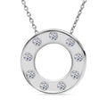 LUXURIANT DIAMOND - Lab Grown Diamant SI-GH Schmuckset 925 Silber rhodiniert ca. 0,33 ct.