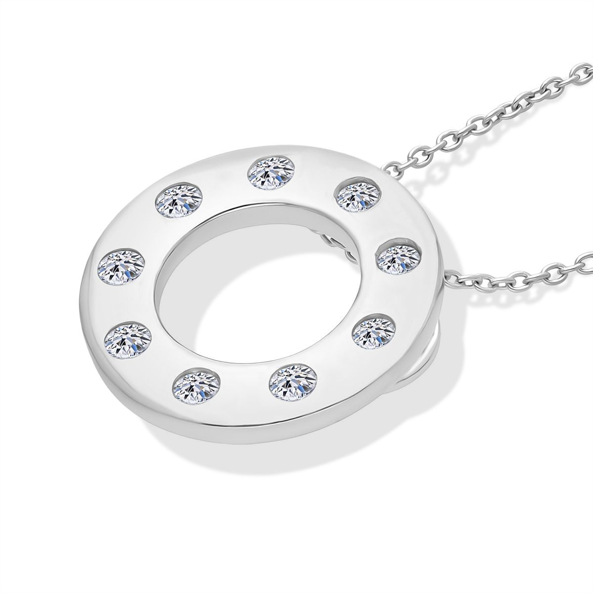 LUXURIANT DIAMOND - Lab Grown Diamant SI-GH Schmuckset 925 Silber rhodiniert ca. 0,33 ct.