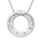 LUXURIANT DIAMOND - Lab Grown Diamant SI-GH Schmuckset 925 Silber rhodiniert ca. 0,33 ct.