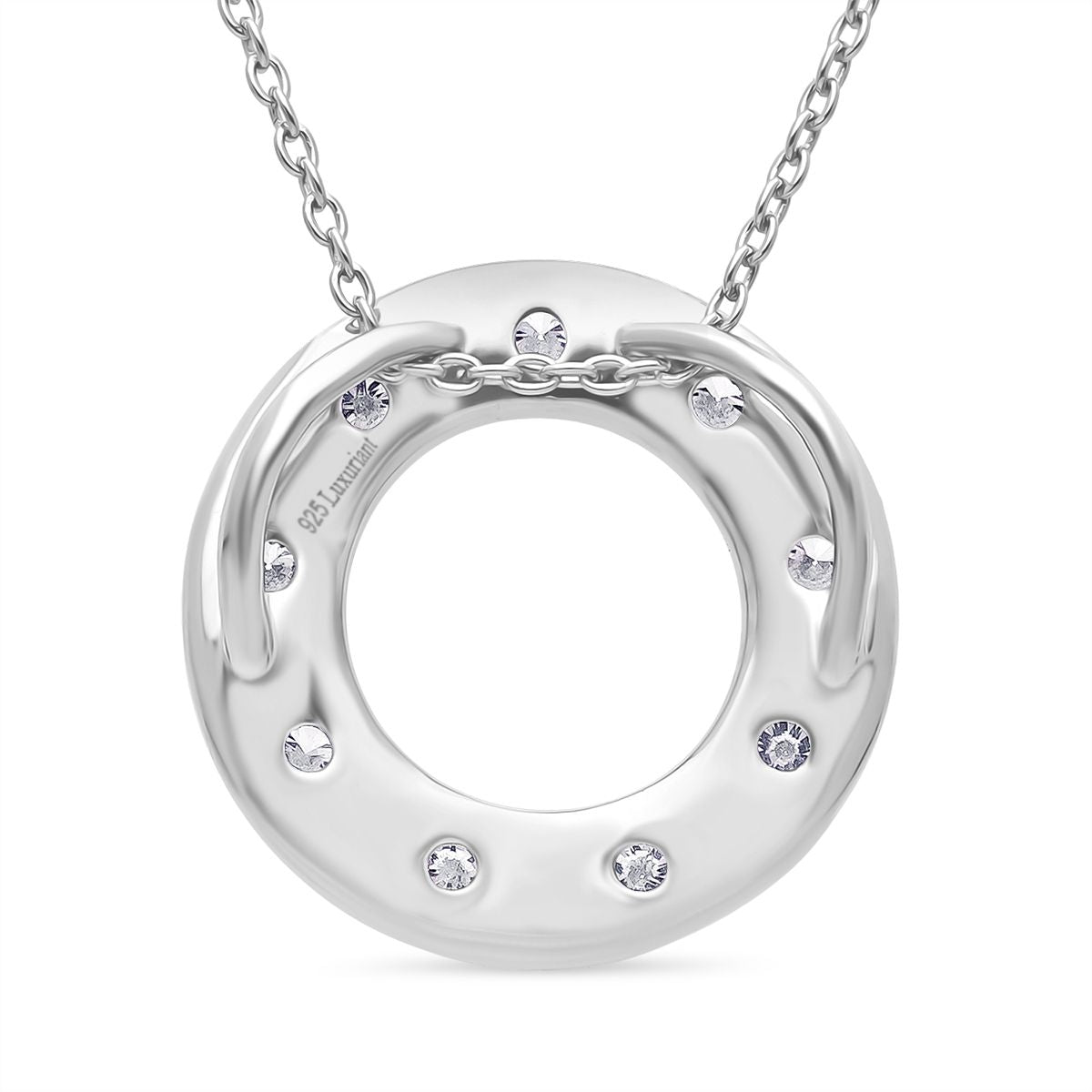 LUXURIANT DIAMOND - Lab Grown Diamant SI-GH Schmuckset 925 Silber rhodiniert ca. 0,33 ct.