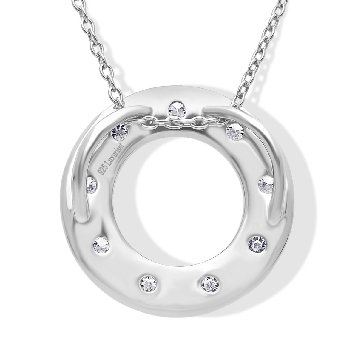 LUXURIANT DIAMOND - Lab Grown Diamant SI-GH Schmuckset 925 Silber rhodiniert ca. 0,33 ct.