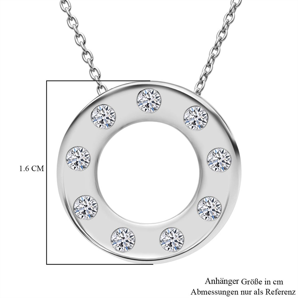 LUXURIANT DIAMOND - Lab Grown Diamant SI-GH Schmuckset 925 Silber rhodiniert ca. 0,33 ct.