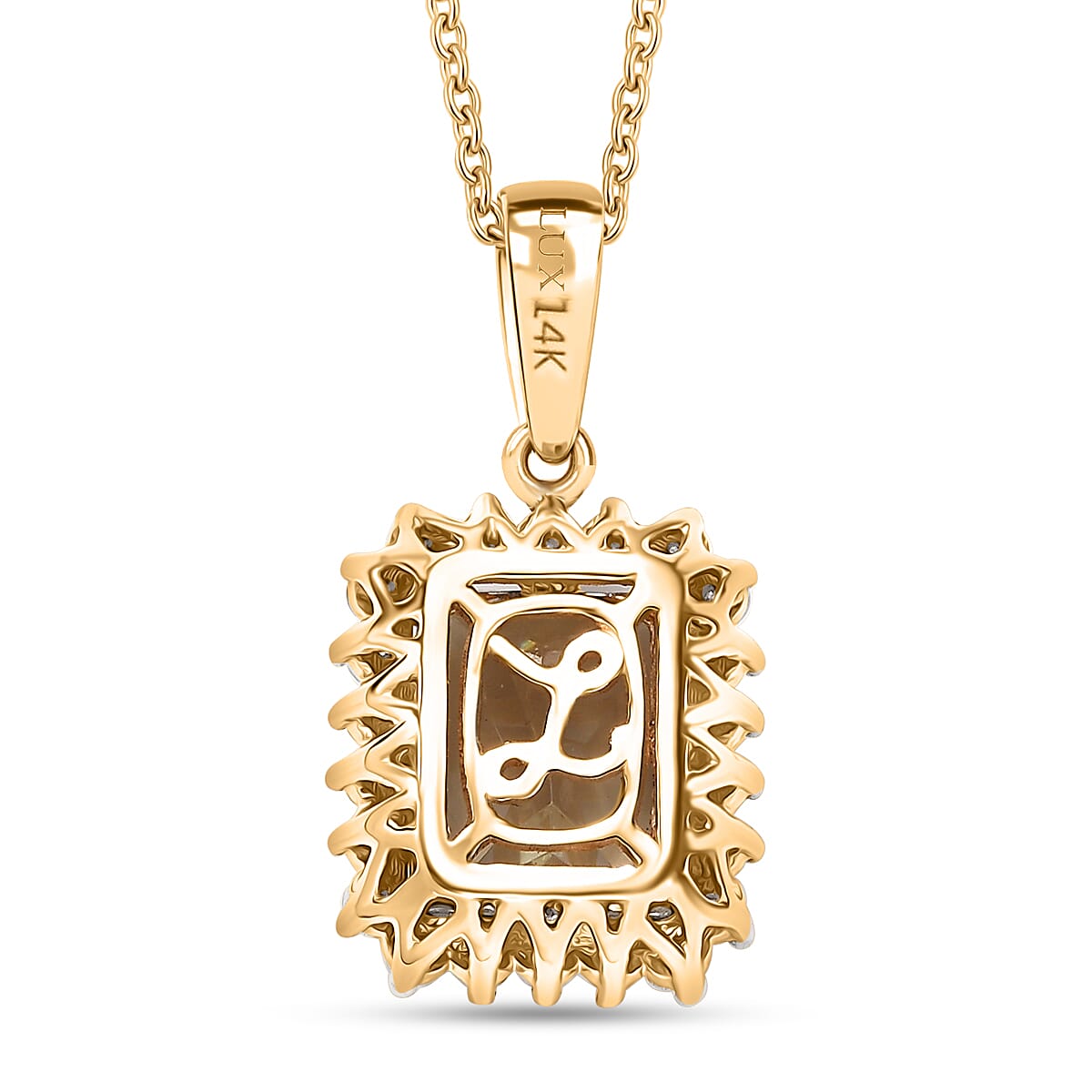 LUXORO AAA Turkizit, Weißer Diamant AGI zertifiziert Schmuckset ca. 50 cm 585 Gold ca. 3.00 ct