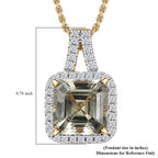 LUXORO AAA Turkizit, Weißer Diamant AGI zertifiziert Schmuckset ca. 50 cm 585 Gold ca. 3.78 ct