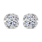 Luxuriant Diamond Trio: Labor Diamant Anhänger mit 50cm Kette Armband & Ohrringe 925 Silber platiniert