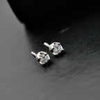 Luxuriant Diamond Trio: Labor Diamant Anhänger mit 50cm Kette Armband & Ohrringe 925 Silber platiniert