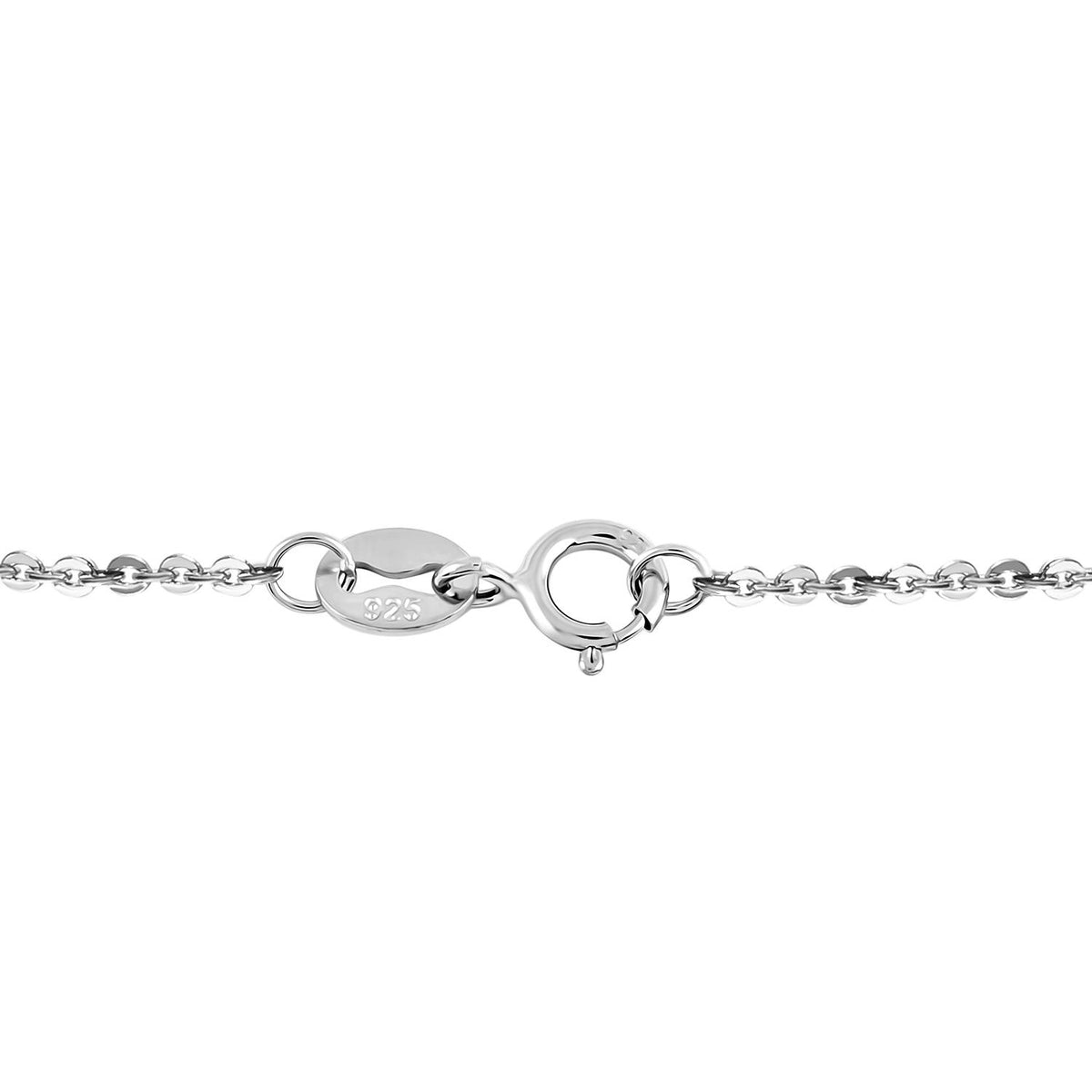 Masoala Saphir (Fissure gefüllt)-Anhänger mit Kette, 925 Silber platiniert ca. 4.99 ct
