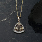 LUXORO AAA Turkizit, Weißer Diamant AGI zertifiziert Schmuckset ca. 50 cm 585 Gold ca. 2.79 ct