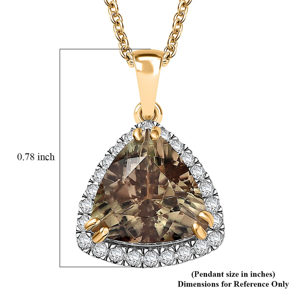 LUXORO AAA Turkizit, Weißer Diamant AGI zertifiziert Schmuckset ca. 50 cm 585 Gold ca. 2.79 ct