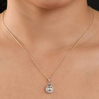 LUXORO AAA Turkizit, Weißer Diamant AGI zertifiziert Schmuckset ca. 50 cm 585 Gold ca. 2.55 ct