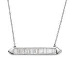 LUXURIANT DIAMOND - Lab Grown Diamant I1-GH Schmuckset ca. 45 cm+ 2.5 cm Extender, 925 Silber rhodiniert ca. 1.00 ct