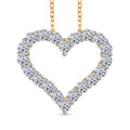 LUXURIANT DIAMOND - Lab Grown Diamant SI-GH Schmuckset 925 Silber Gelbgold Vermeil ca. 0,55 ct.
