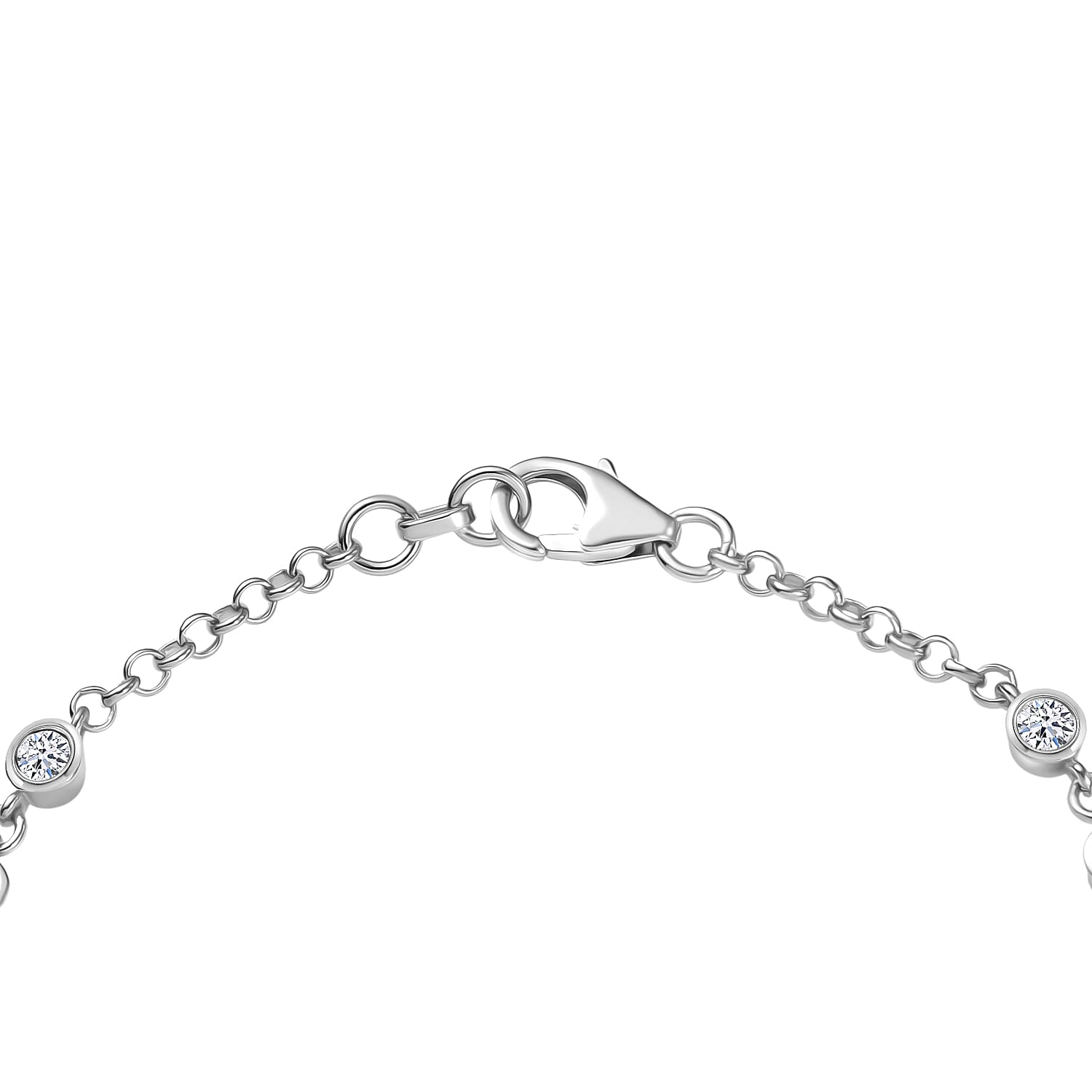 LUXURIANT DIAMOND - Lab Grown Diamant Schmuckset 925 Silber Rhodiniert (Größe 17) (10-15 Werktage Lieferzeit) ca. 2.75 ct