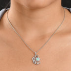 Natürlicher, äthiopischer Welo Opal Schmuckset ca. 0,41 ct.