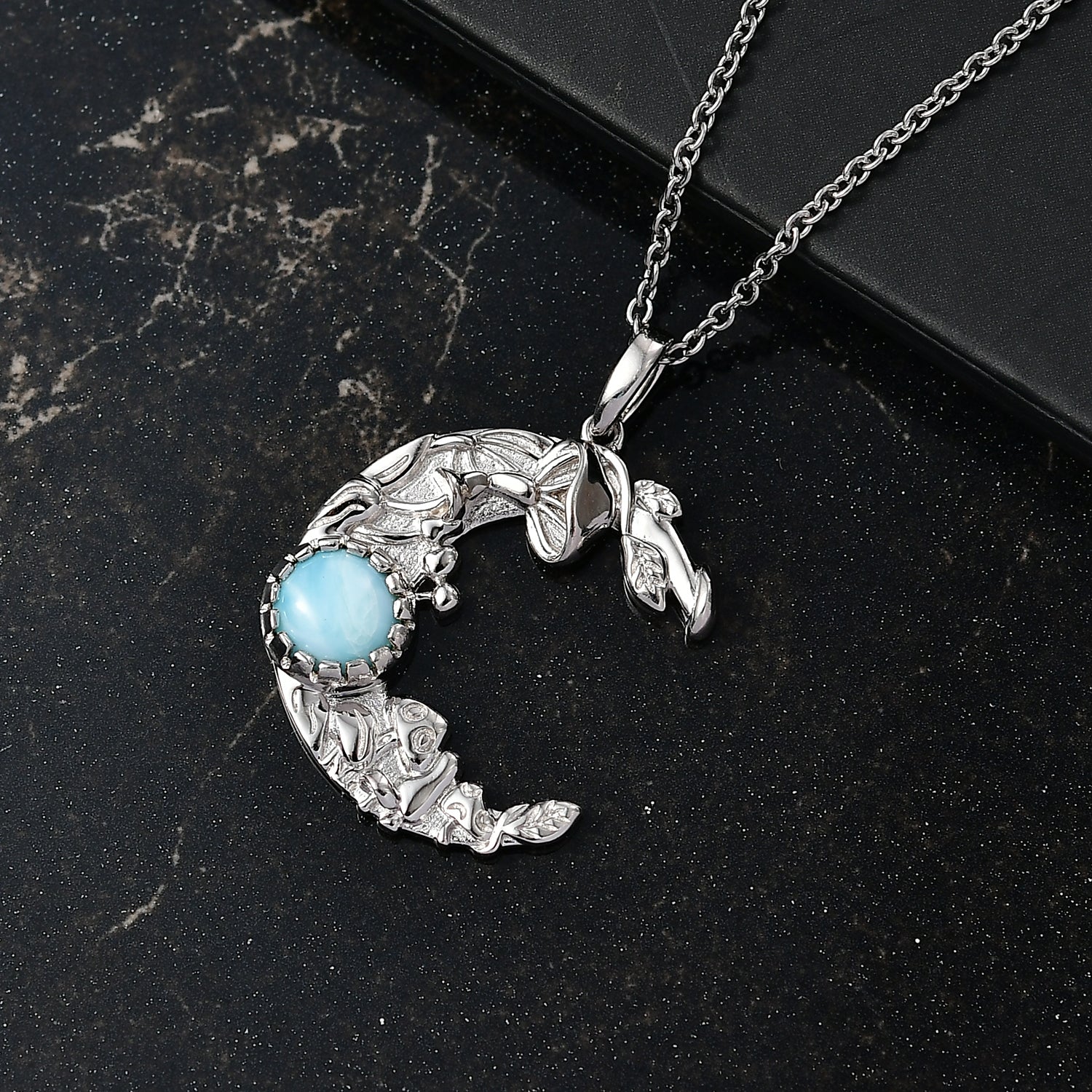 EVER TRUE Larimar Schmuckset ca. 50 cm ca. 1,57 ct.
