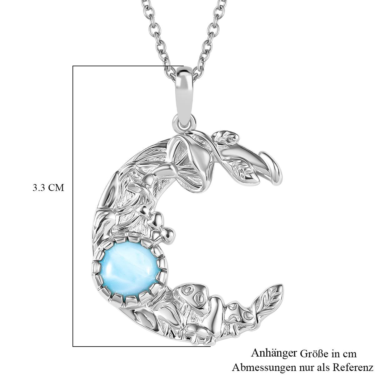 EVER TRUE Larimar Schmuckset ca. 50 cm ca. 1,57 ct.