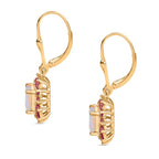 D'Joy äthiopisches Welo Opal, Niassa Rubin und Moissanit Schmuckset