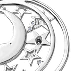 GP Celestial Dream - Weißer Zirkon Anhänger mit Kette ca. 50 cm, 925 Silber platiniert und vergoldet ca. 0.41 ct