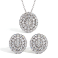 LUXURIANT SI-GH Labor Diamant Schmuckset - 3 ct.