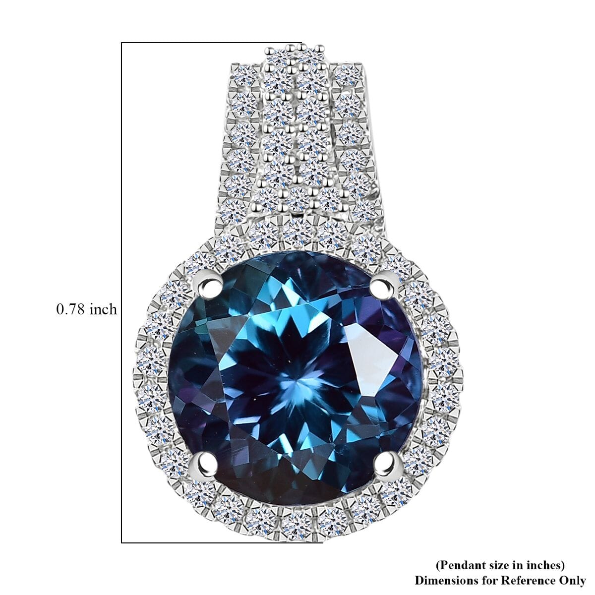 AAA Lab Grown Alexandrite, Lab Grown Diamant Schmuckset 417 Gold ca. 5,35 ct.