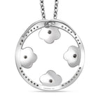 LUXURIANT DIAMOND - Lab Grown Diamant SI-GH Schmuckset 925 Silber rhodiniert ca. 0.25 ct