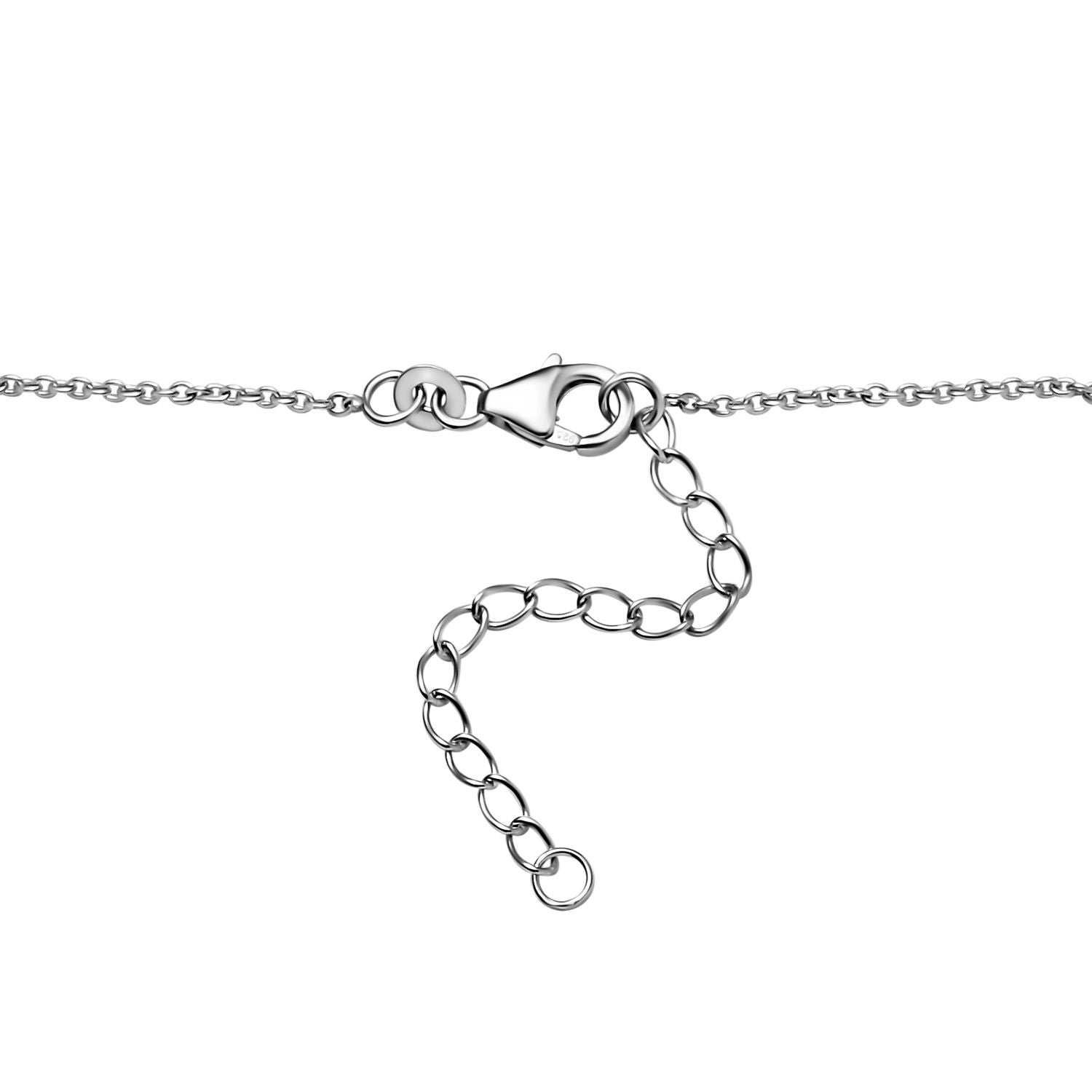 LUXURIANT DIAMOND - Lab Grown Diamant SI-GH Schmuckset 925 Silber rhodiniert ca. 0.25 ct