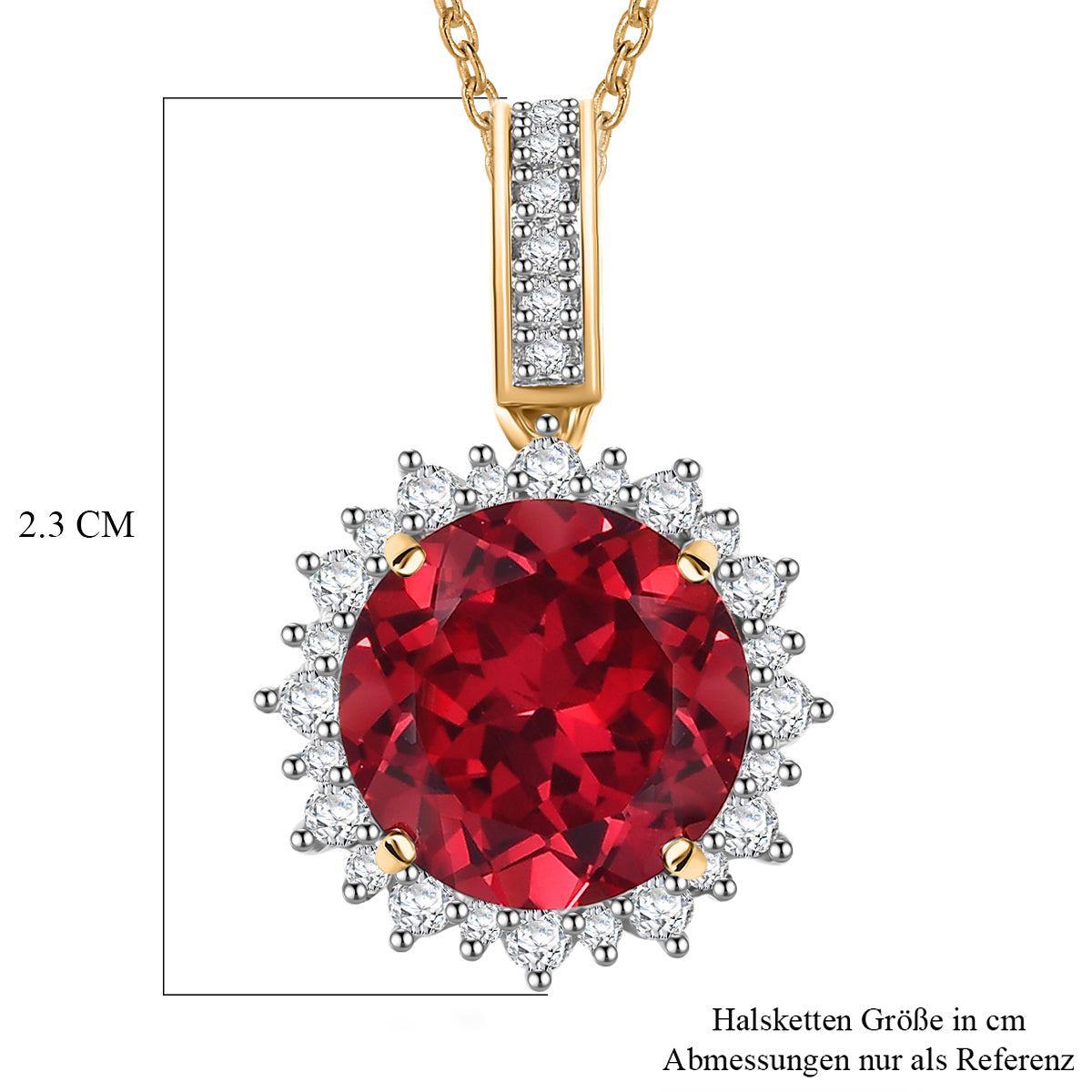AAA Lab Grown Padparadscha Saphir, Lab Grown Diamant Schmuckset 417 Gold, 417 Gold Gelbes Gold ca. 4.27 ct