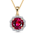 AAA Lab Grown Bixbit, Lab Grown Diamant AGI zertifiziert Schmuckset ca. 45 cm 417 Gold Gold ca. 3.50 ct