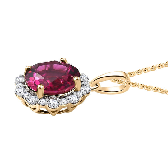 AAA Lab Grown Bixbit, Lab Grown Diamant AGI zertifiziert Schmuckset ca. 45 cm 417 Gold Gold ca. 3.50 ct