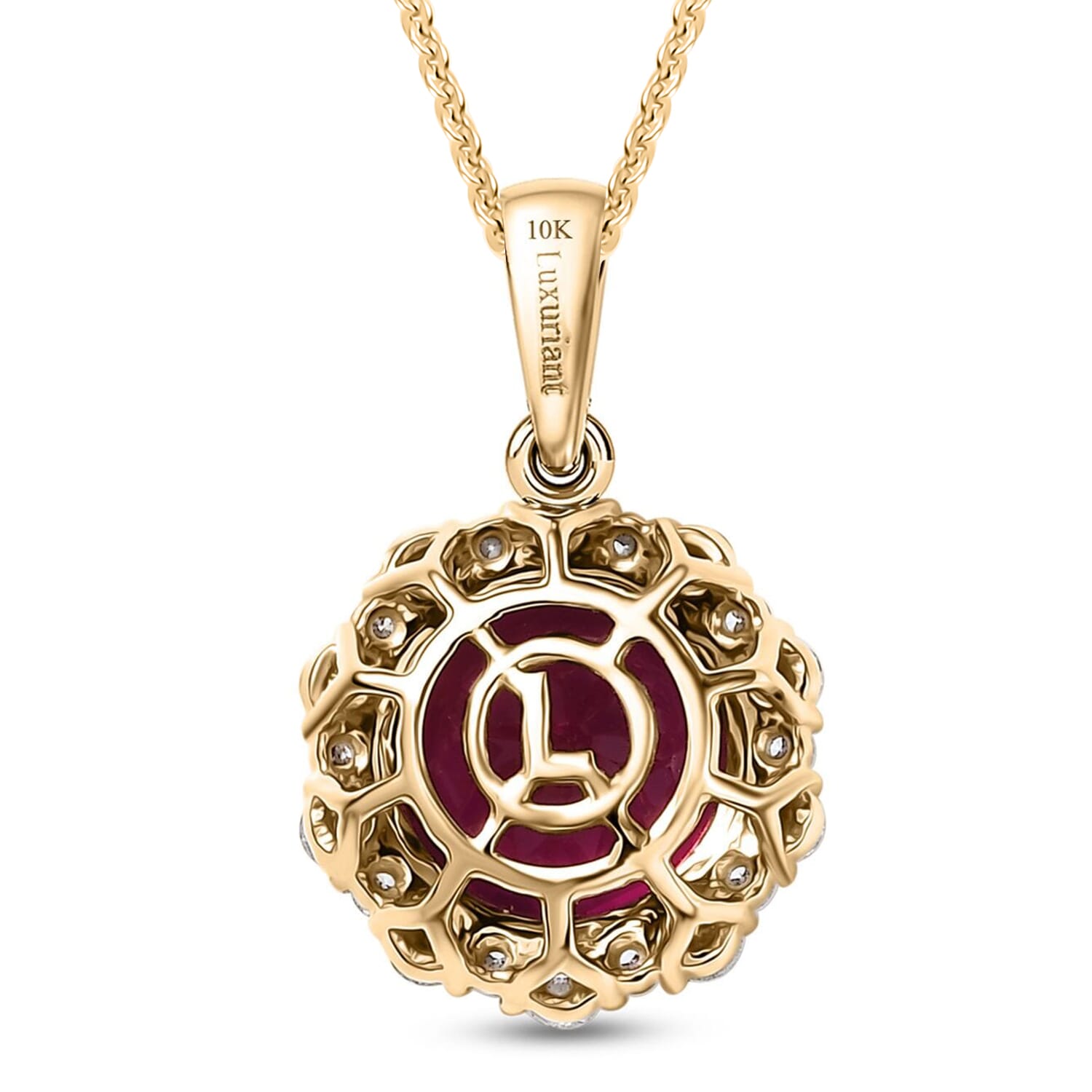 AAA Lab Grown Bixbit, Lab Grown Diamant AGI zertifiziert Schmuckset ca. 45 cm 417 Gold Gold ca. 3.50 ct