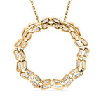 LUXURIANT DIAMOND -Lab Grown Diamant Anhänger mit Kette ca. 50 cm, 925 Silber 750 Gelbgold Vermeil ca. 1.00 ct