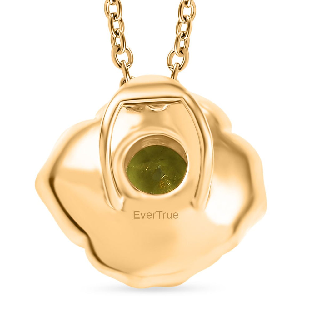 Peridot Schmuckset ca. 1.00 ct