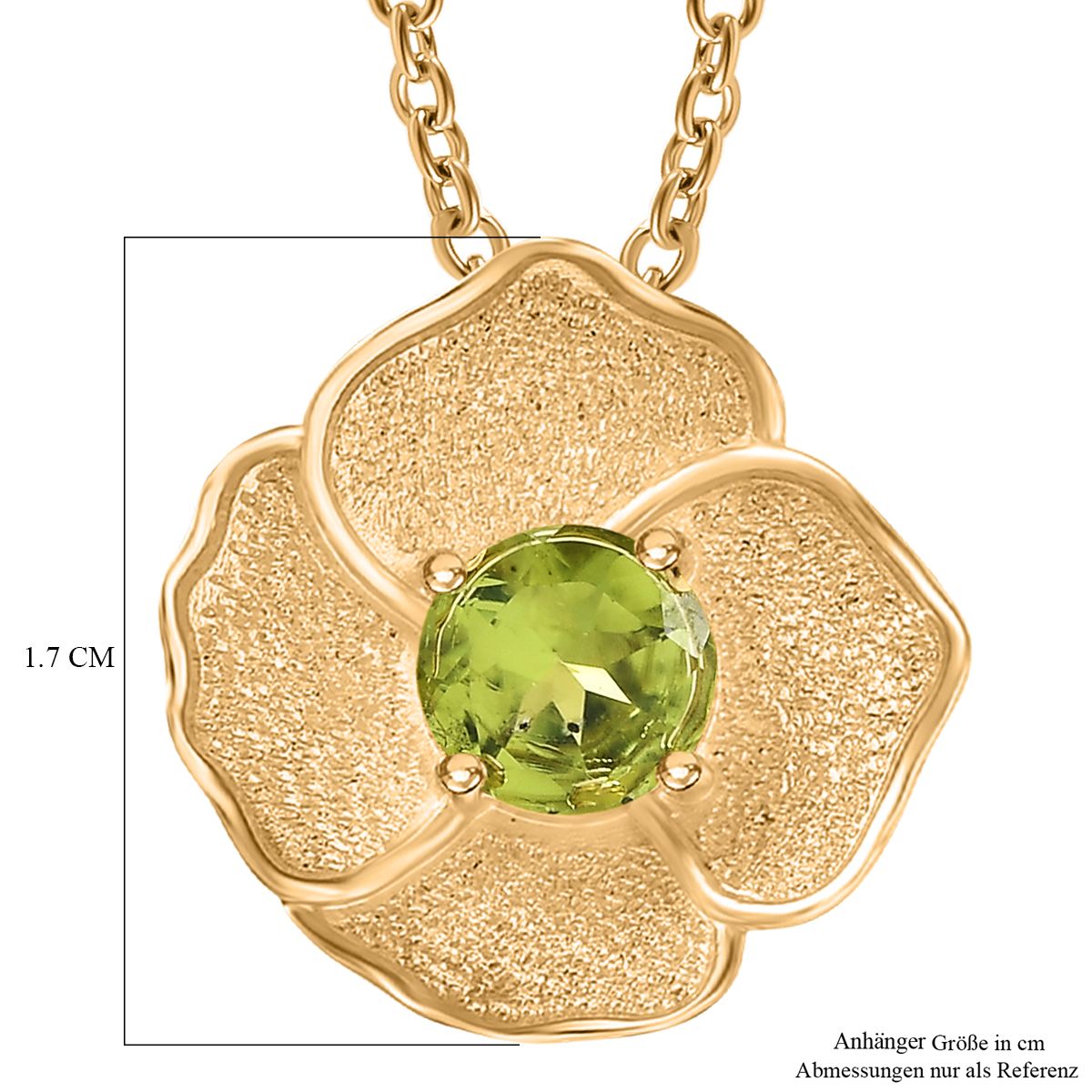 Peridot Schmuckset ca. 1.00 ct