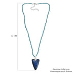 D'Joy AAA Labradorit, Apatit Schmuckset ca. 45 cm 925 Silber rhodiniert ca. 79,24 ct.
