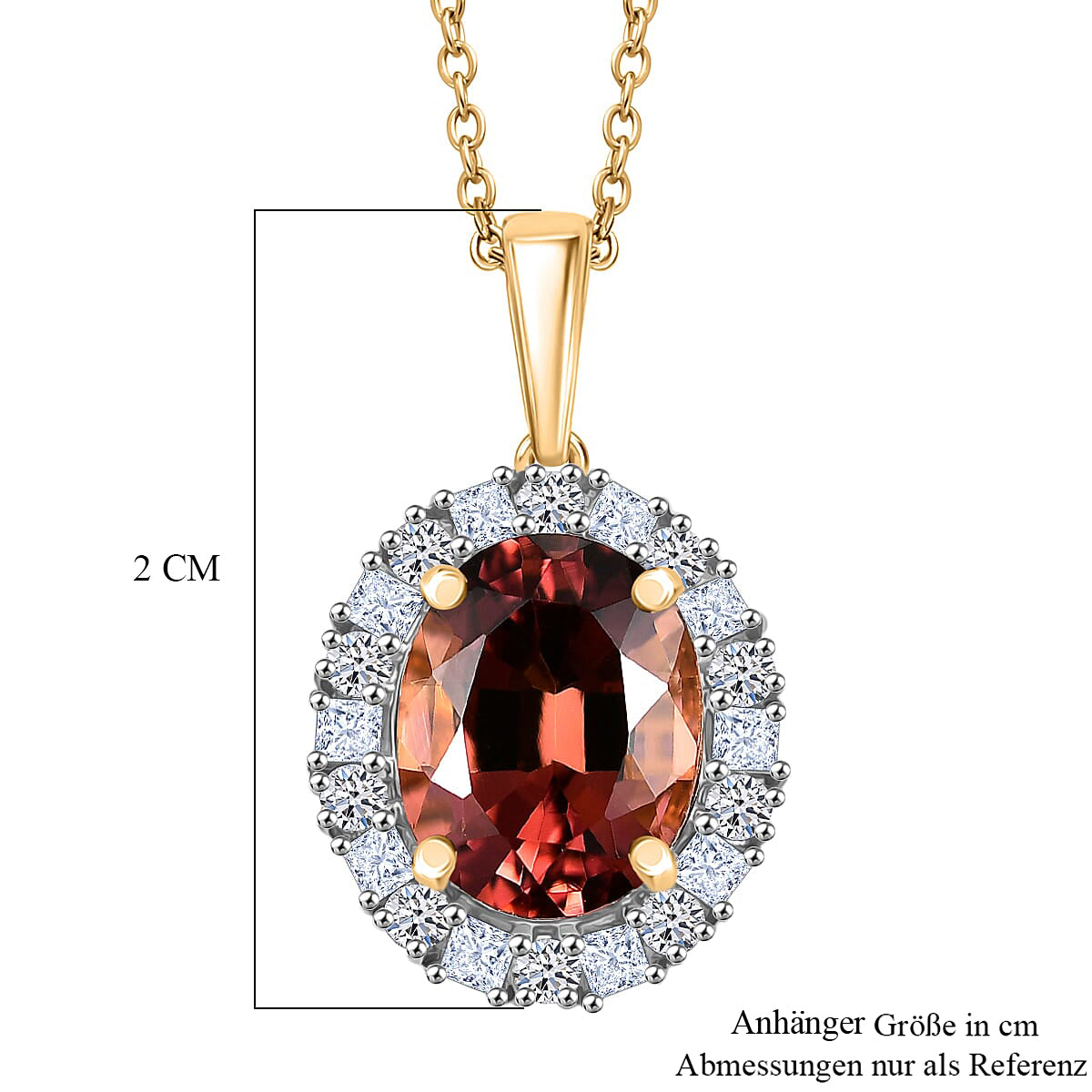 AAA Byzantinischer Turmalin, Lab Grown Diamant Schmuckset ca. 50 cm 417 Gold ca. 2,56 ct.