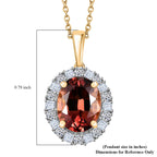 AAA Byzantinischer Turmalin, Lab Grown Diamant Schmuckset ca. 50 cm 417 Gold ca. 2,56 ct.