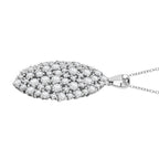 D'Joy Moissanit Schmuckset ca. 50 cm 925 Silber rhodiniert ca. 2,79 ct.