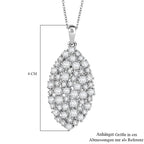 D'Joy Moissanit Schmuckset ca. 50 cm 925 Silber rhodiniert ca. 2,79 ct.