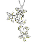 Natürlicher Peridot Anhänger mit Kette, ca. 50 cm 316L Edelstahl ca. 5.24 ct