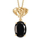 Elite Shungit Anhänger mit Kette, ca. 50 cm ca. 6.15 ct