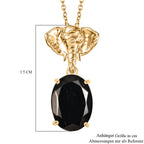 Elite Shungit Anhänger mit Kette, ca. 50 cm ca. 6.15 ct
