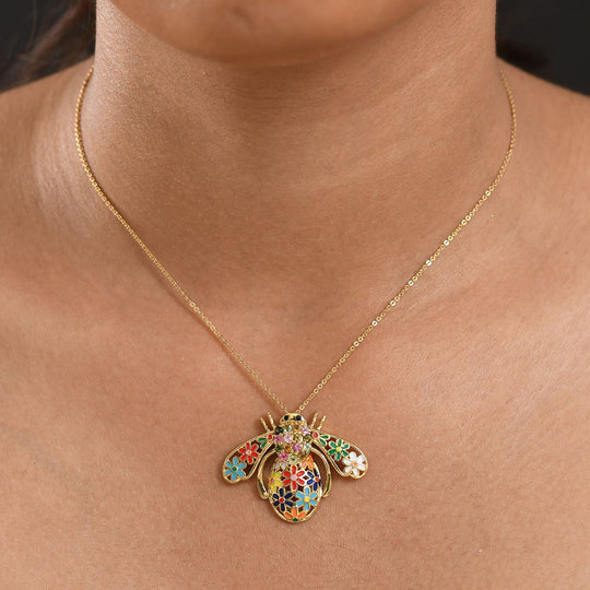 GP - AA Mehrfarbig-Turmalin, Kanchanaburi Blauer Saphir Schmuckset ca. 50 cm 925 Silber 750 Gelbgold Vermeil ca. 0.65 ct